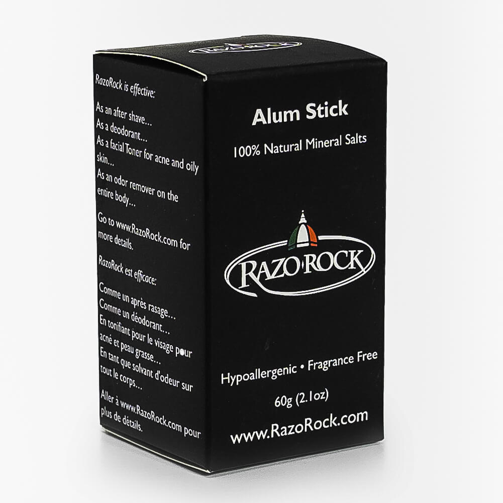 RazoRock Alum Stick 60 g After Shave Stick Natural Healing and T